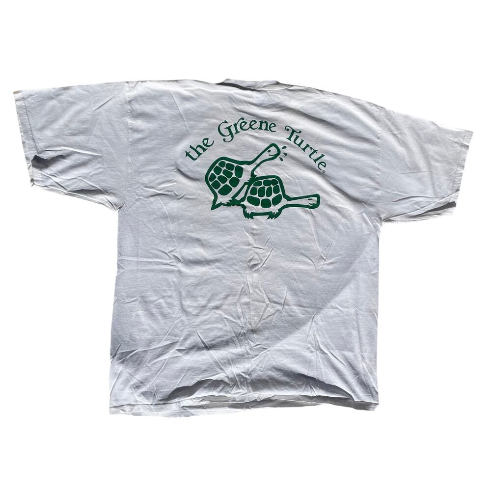 Mens XXL The Green Turtle Funny Graphic Tee
